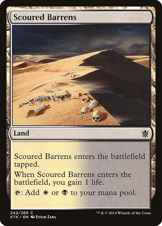 Scoured Barrens [Khans of Tarkir] | Exor Games New Glasgow