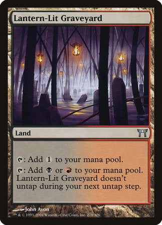 Lantern-Lit Graveyard [Champions of Kamigawa] | Exor Games New Glasgow