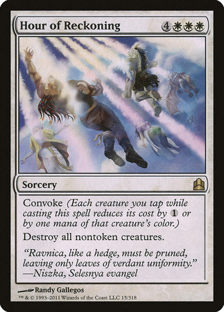 Hour of Reckoning [Commander 2011] | Exor Games New Glasgow