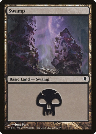 Swamp (239a) [Zendikar] | Exor Games New Glasgow