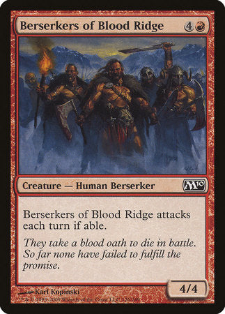 Berserkers of Blood Ridge [Magic 2010] | Exor Games New Glasgow