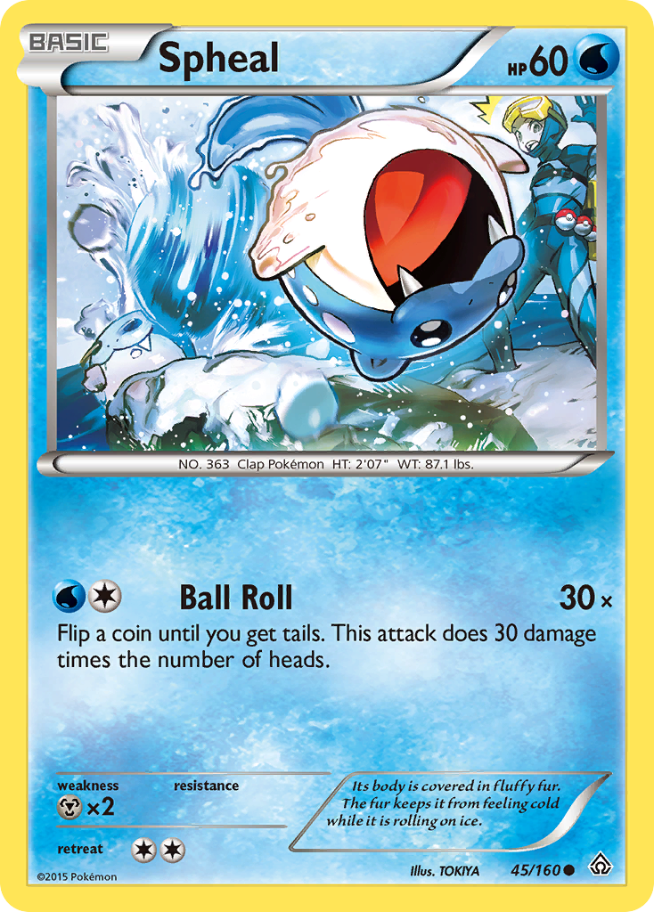 Spheal (45/160) [XY: Primal Clash] | Exor Games New Glasgow