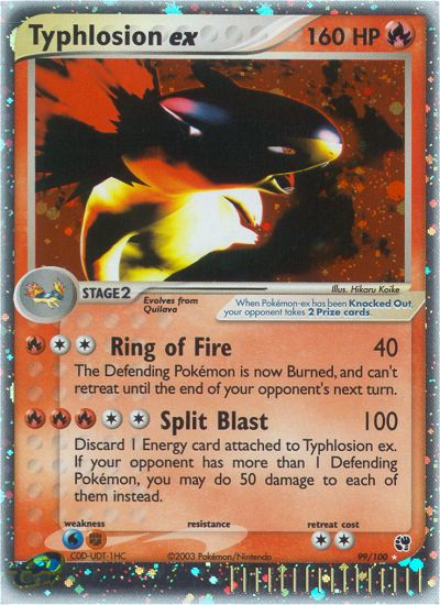 Typhlosion ex (99/100) [EX: Sandstorm] | Exor Games New Glasgow