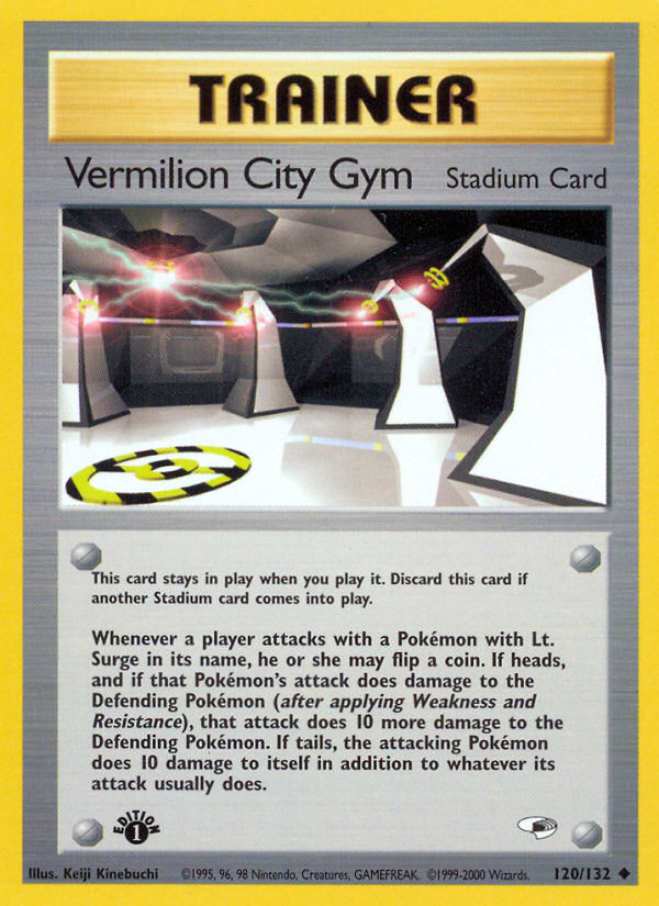 Vermilion City Gym (120/132) [Gym Heroes 1st Edition] | Exor Games New Glasgow