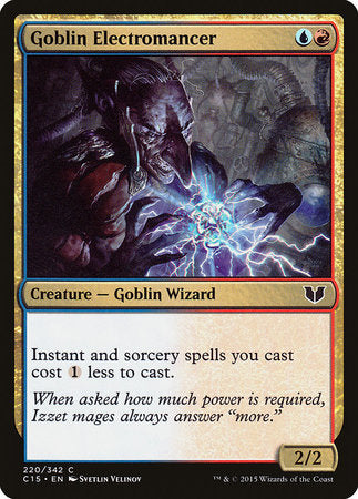 Goblin Electromancer [Commander 2015] | Exor Games New Glasgow