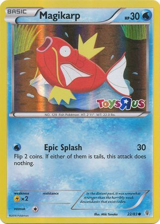 Magikarp (22/83) (Toys R Us Promo) [XY: Generations] | Exor Games New Glasgow