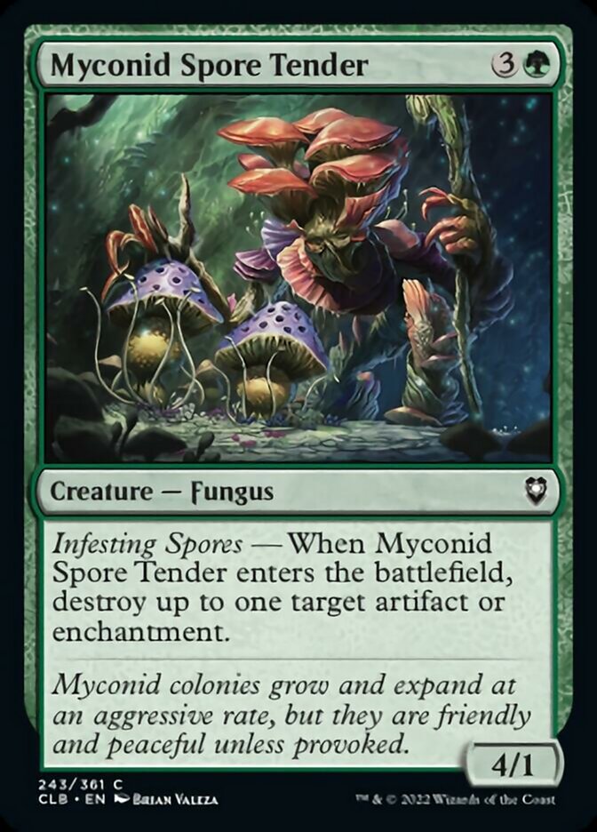 Myconid Spore Tender [Commander Legends: Battle for Baldur's Gate] | Exor Games New Glasgow