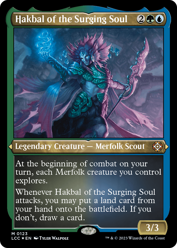 Hakbal of the Surging Soul (Display Commander) [The Lost Caverns of Ixalan Commander] | Exor Games New Glasgow