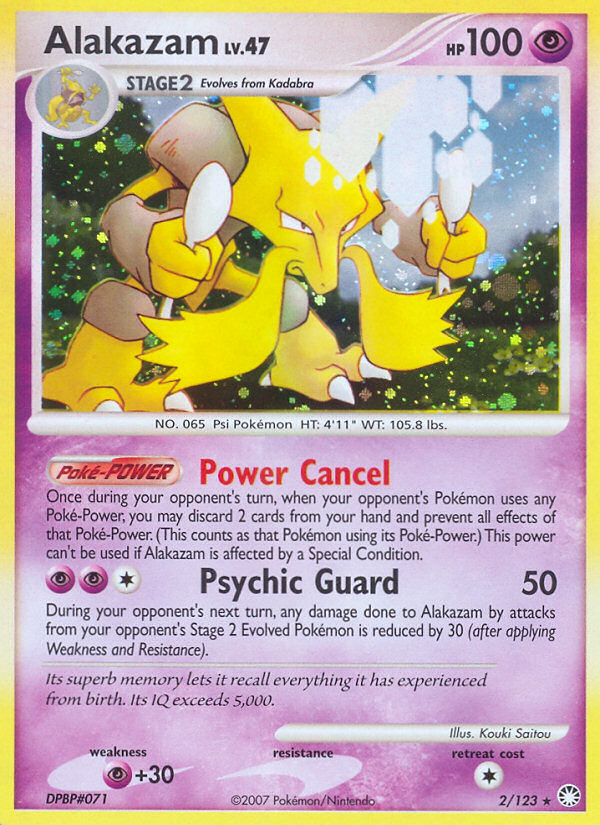 Alakazam (2/123) [Diamond & Pearl: Mysterious Treasures] | Exor Games New Glasgow