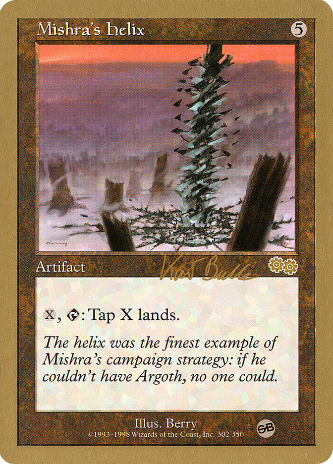 Mishra's Helix (Kai Budde) (SB) [World Championship Decks 1999] | Exor Games New Glasgow