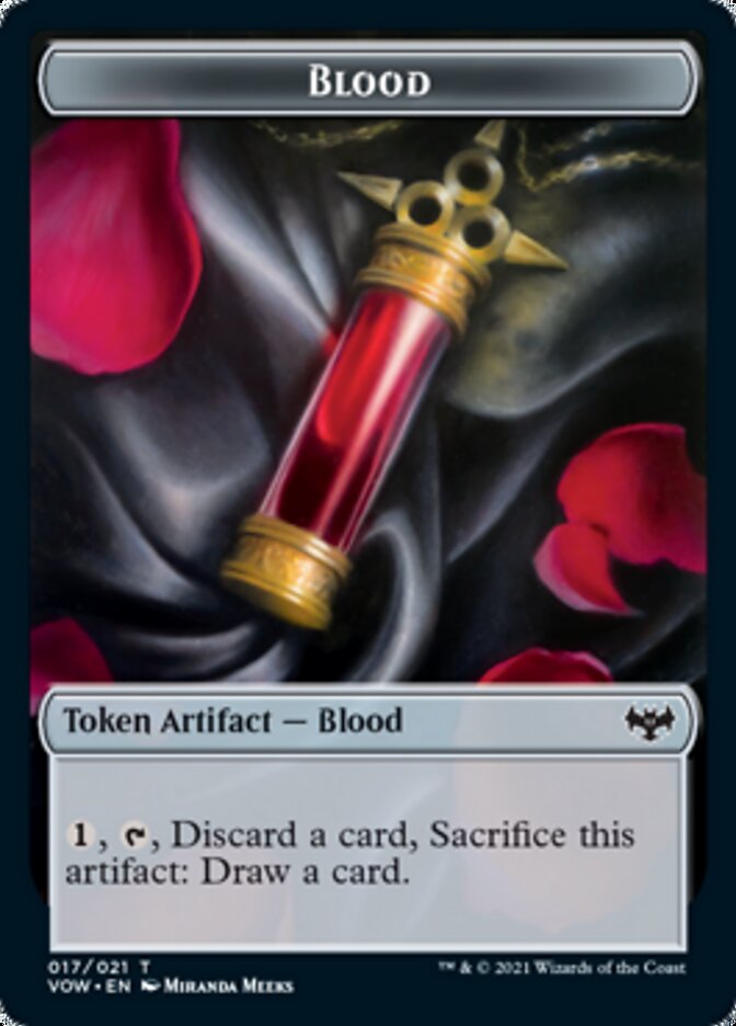 Blood Token [Innistrad: Crimson Vow Tokens] | Exor Games New Glasgow