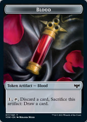 Blood // Spirit (002) Double-sided Token [Innistrad: Crimson Vow Tokens] | Exor Games New Glasgow