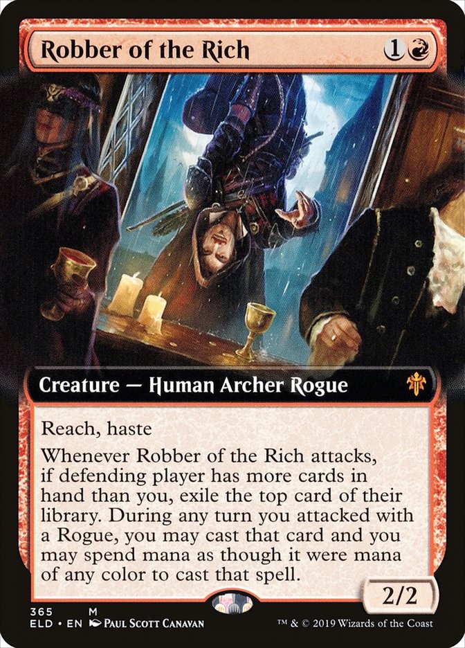 Robber of the Rich (Extended Art) [Throne of Eldraine] | Exor Games New Glasgow