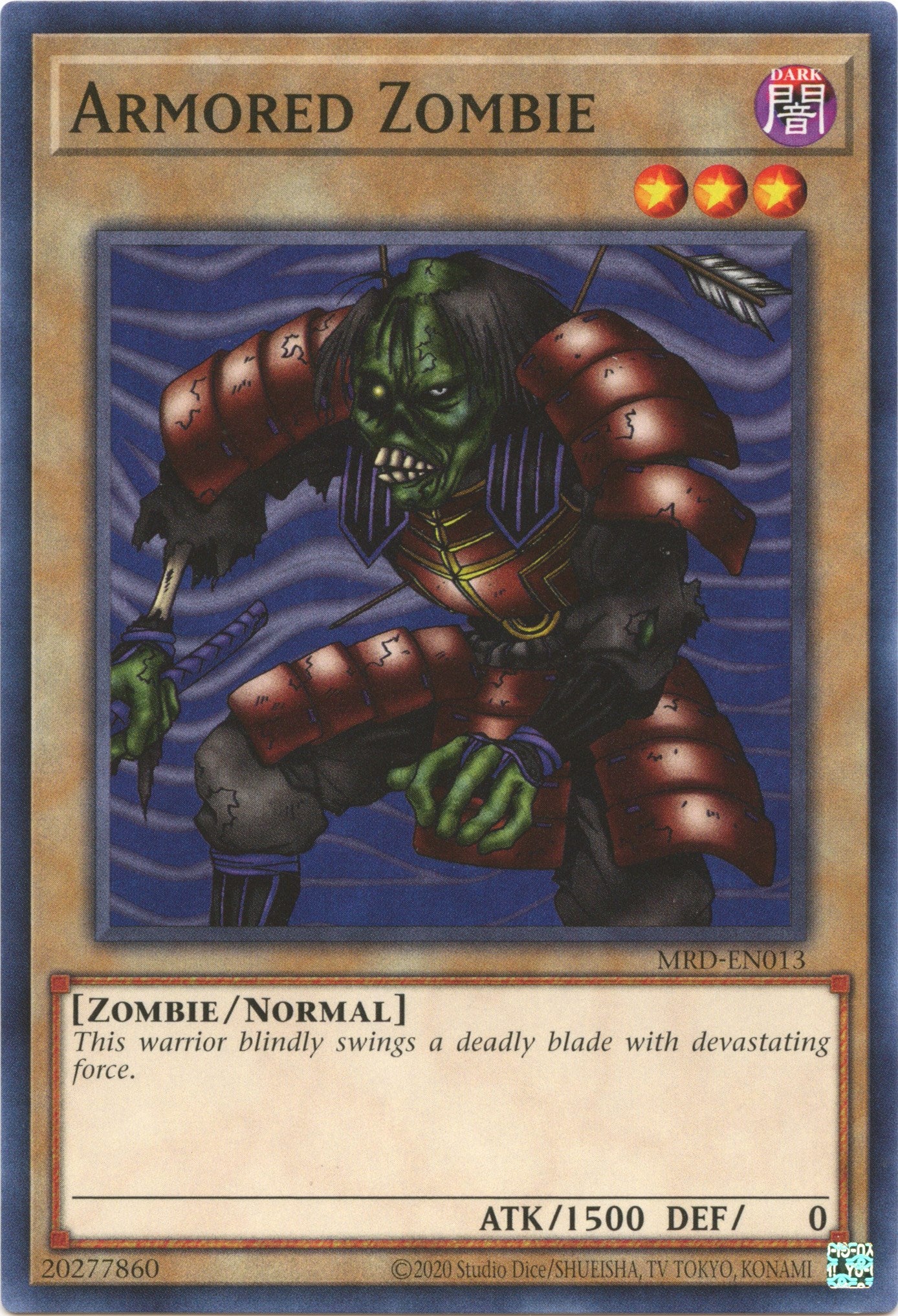 Armored Zombie (25th Anniversary) [MRD-EN013] Common | Exor Games New Glasgow