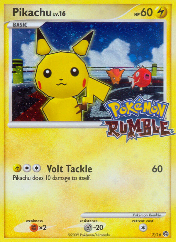 Pikachu (7/16) [Pokémon Rumble] | Exor Games New Glasgow