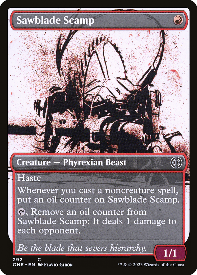 Sawblade Scamp (Showcase Ichor) [Phyrexia: All Will Be One] | Exor Games New Glasgow