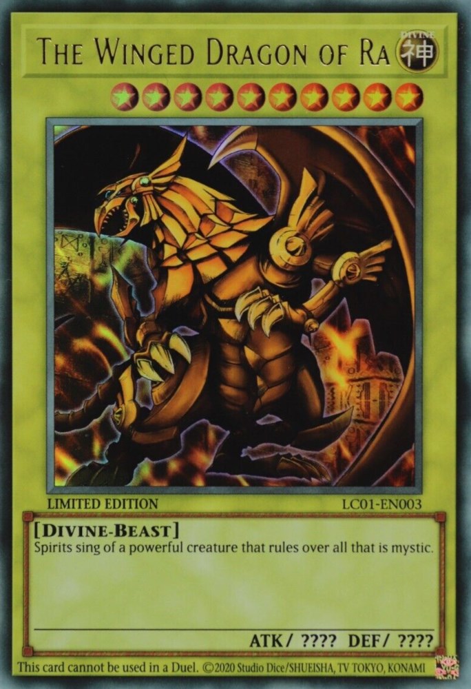 The Winged Dragon of Ra (25th Anniversary) [LC01-EN003] Ultra Rare | Exor Games New Glasgow