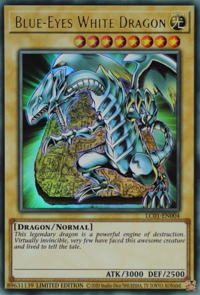 Blue-Eyes White Dragon (25th Anniversary) [LC01-EN004] Ultra Rare | Exor Games New Glasgow