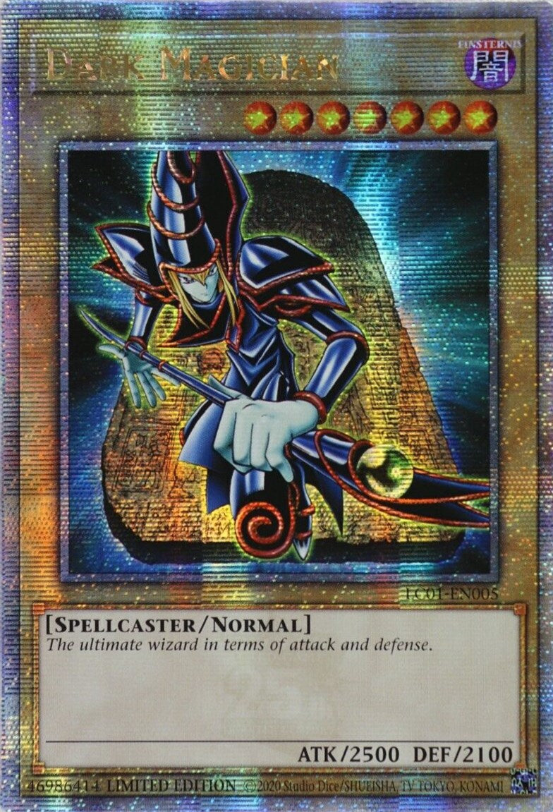 Dark Magician (25th Anniversary) [LC01-EN005] Quarter Century Secret Rare | Exor Games New Glasgow