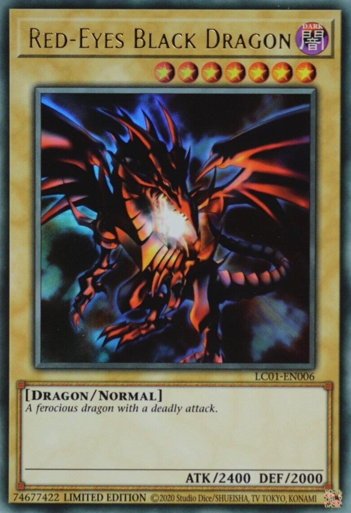 Red-Eyes Black Dragon (25th Anniversary) [LC01-EN006] Ultra Rare | Exor Games New Glasgow