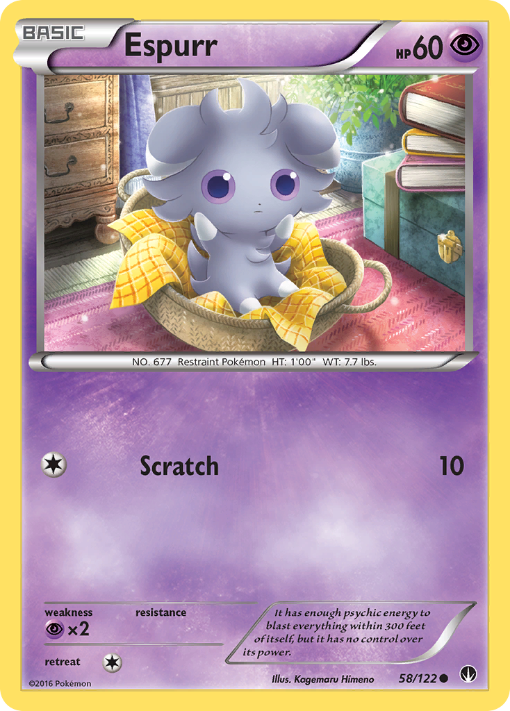 Espurr (58/122) [XY: BREAKpoint] | Exor Games New Glasgow