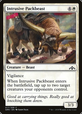 Intrusive Packbeast [Guilds of Ravnica] | Exor Games New Glasgow