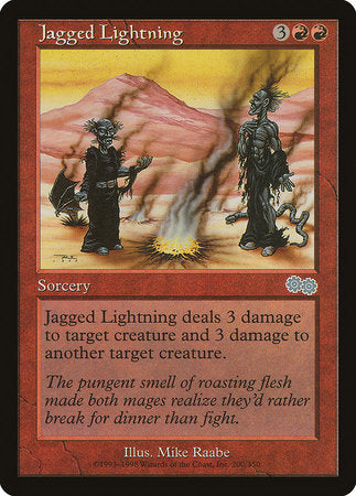 Jagged Lightning [Urza's Saga] | Exor Games New Glasgow