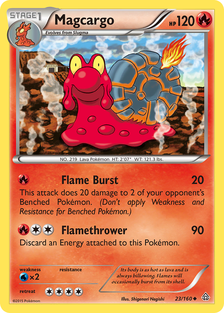 Magcargo (23/160) [XY: Primal Clash] | Exor Games New Glasgow