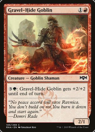 Gravel-Hide Goblin [Ravnica Allegiance] | Exor Games New Glasgow