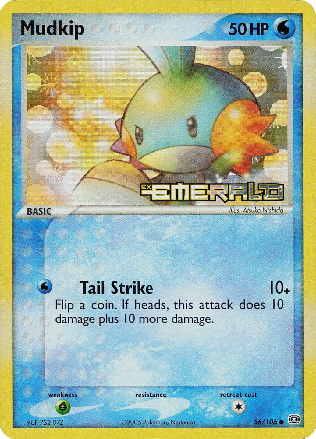Mudkip (56/106) (Stamped) [EX: Emerald] | Exor Games New Glasgow