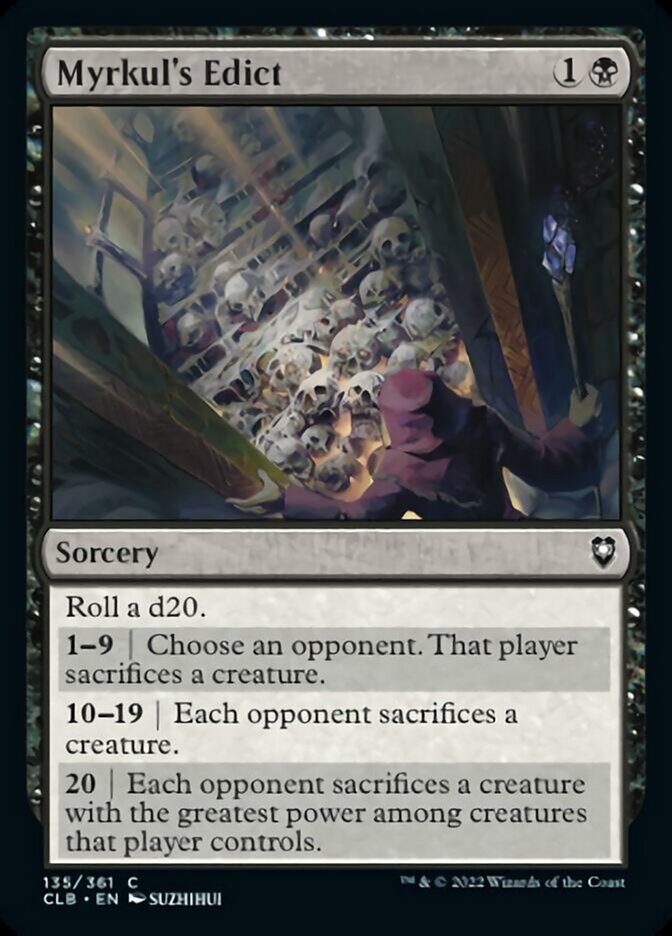 Myrkul's Edict [Commander Legends: Battle for Baldur's Gate] | Exor Games New Glasgow