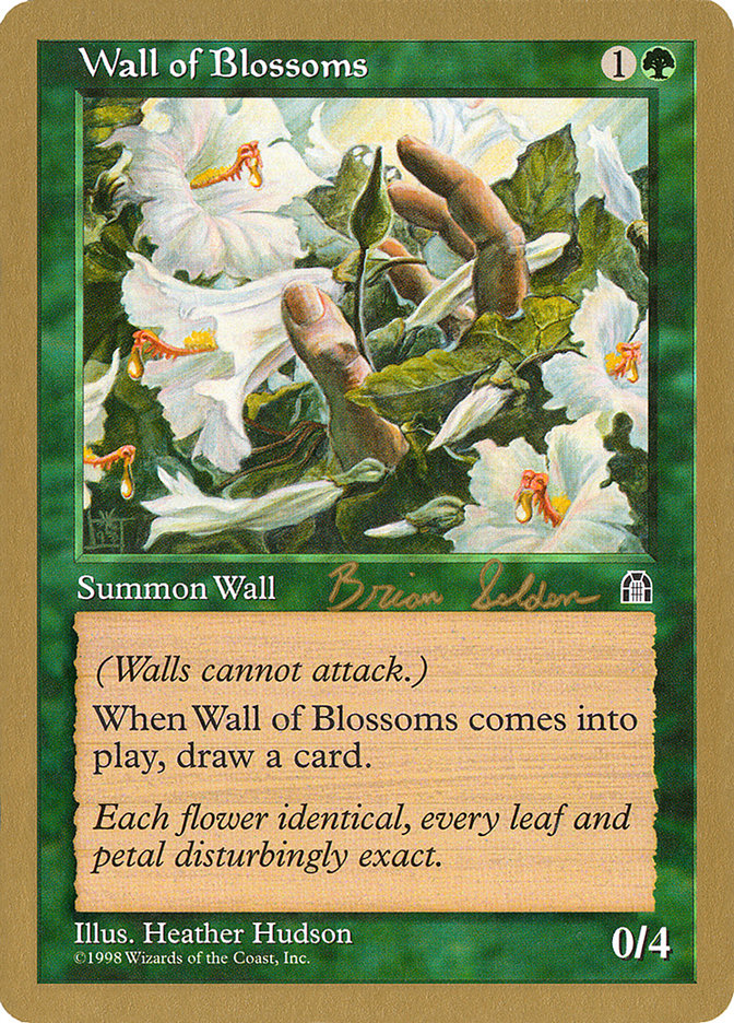 Wall of Blossoms (Brian Selden) [World Championship Decks 1998] | Exor Games New Glasgow