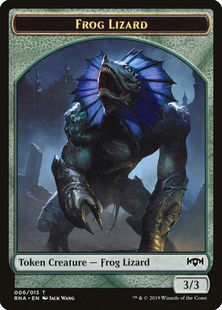 Frog Lizard Token [Ravnica Allegiance Tokens] | Exor Games New Glasgow