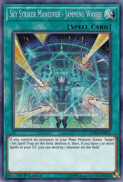 Sky Striker Maneuver - Jamming Waves! [DASA-EN032] Secret Rare | Exor Games New Glasgow