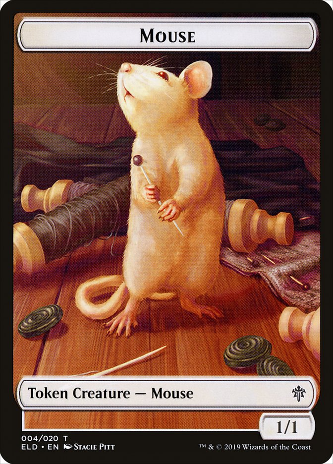 Mouse [Throne of Eldraine Tokens] | Exor Games New Glasgow