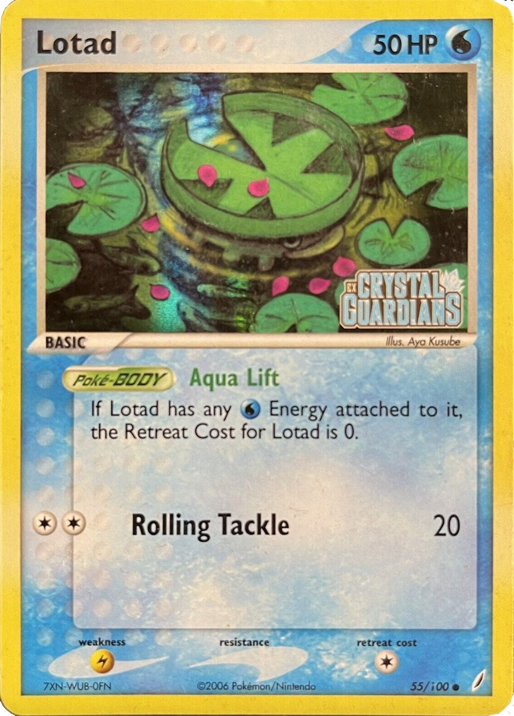 Lotad (055/100) (Theme Deck Exclusive) [EX: Crystal Guardians] | Exor Games New Glasgow