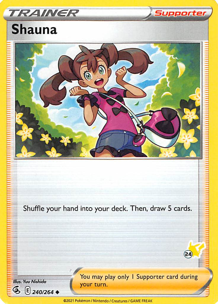 Shauna (240/264) (Pikachu Stamp #24) [Battle Academy 2022] | Exor Games New Glasgow