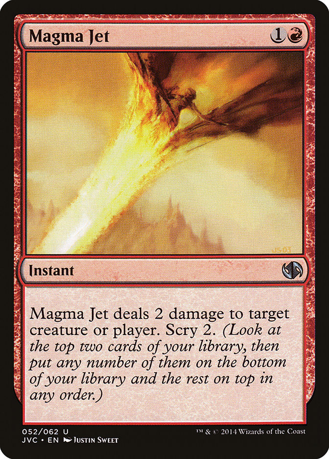 Magma Jet [Duel Decks Anthology] | Exor Games New Glasgow