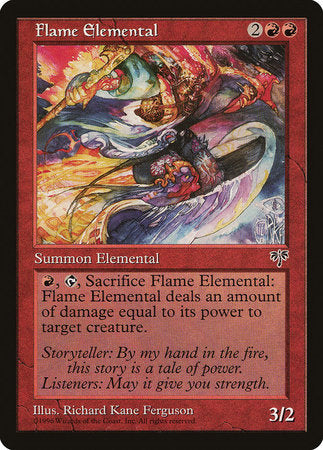 Flame Elemental [Mirage] | Exor Games New Glasgow