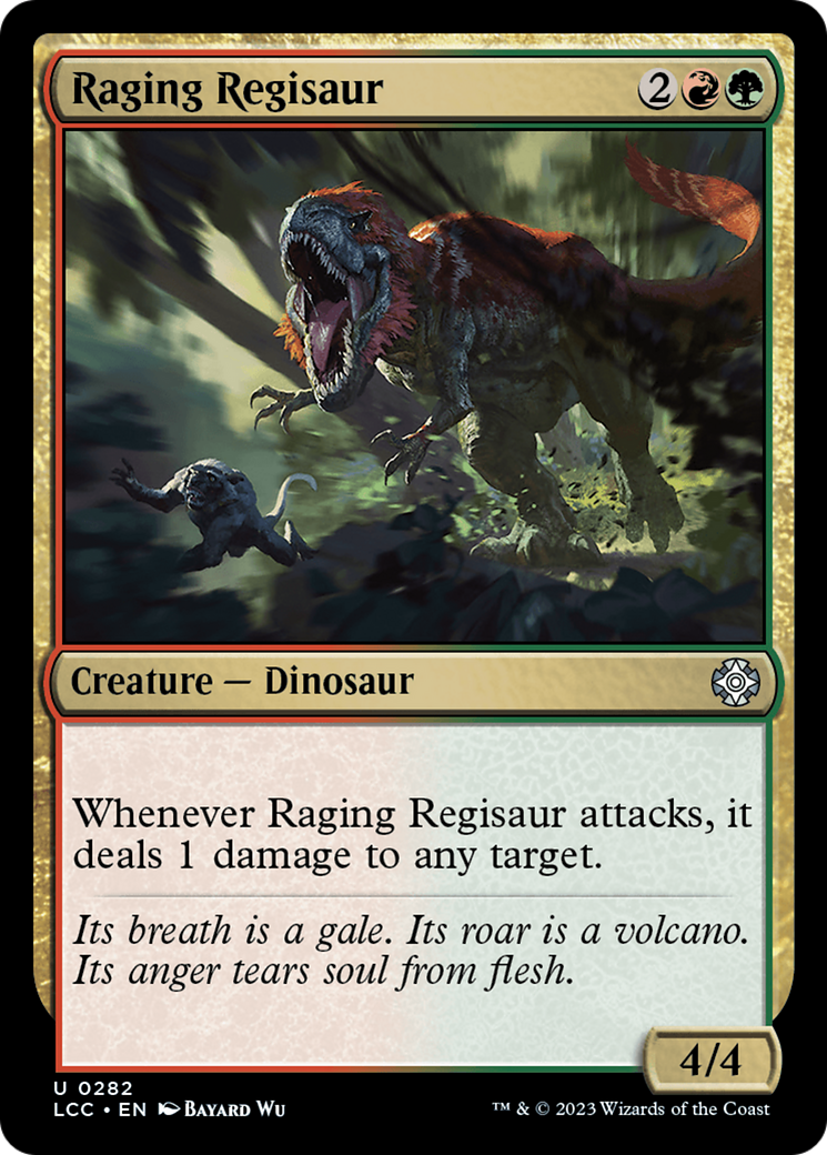 Raging Regisaur [The Lost Caverns of Ixalan Commander] | Exor Games New Glasgow