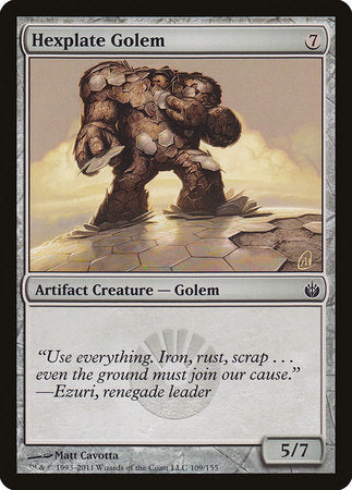 Hexplate Golem [Mirrodin Besieged] | Exor Games New Glasgow