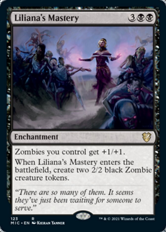 Liliana's Mastery [Innistrad: Midnight Hunt Commander] | Exor Games New Glasgow