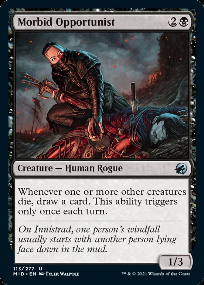 Morbid Opportunist [Innistrad: Midnight Hunt] | Exor Games New Glasgow