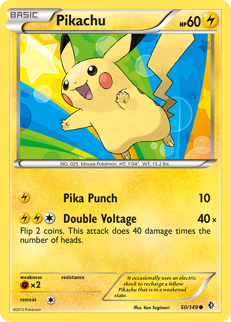 Pikachu (50/149) [Black & White: Boundaries Crossed] | Exor Games New Glasgow