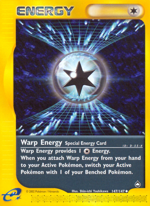 Warp Energy (147/147) [Aquapolis] | Exor Games New Glasgow