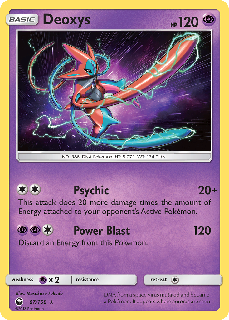 Deoxys (67/168) [Sun & Moon: Celestial Storm] | Exor Games New Glasgow