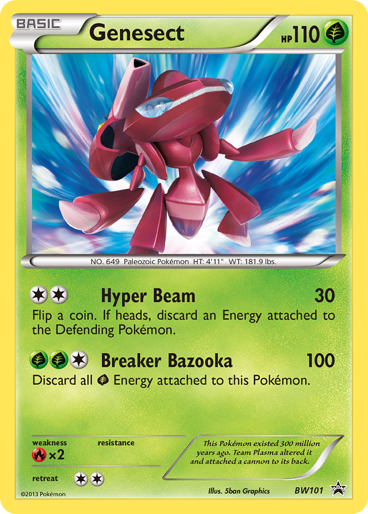 Genesect (BW101) [Black & White: Black Star Promos] | Exor Games New Glasgow