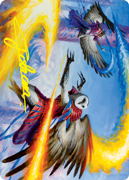 Teach by Example Art Card (Gold-Stamped Signature) [Strixhaven: School of Mages Art Series] | Exor Games New Glasgow