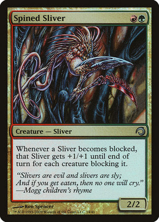 Spined Sliver [Premium Deck Series: Slivers] | Exor Games New Glasgow