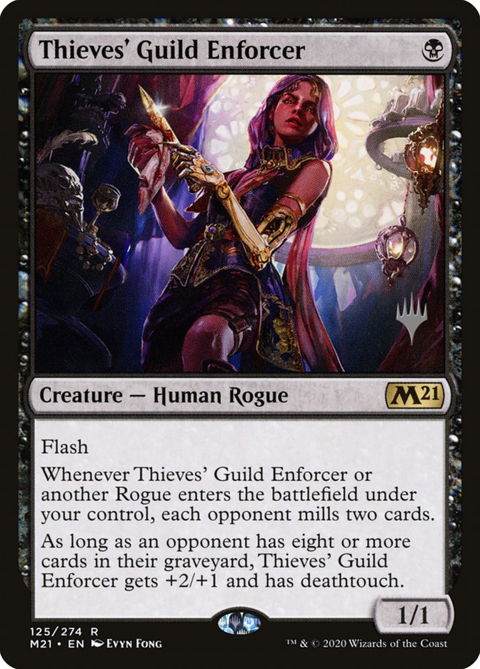 Thieves' Guild Enforcer (Promo Pack) [Core Set 2021 Promos] | Exor Games New Glasgow